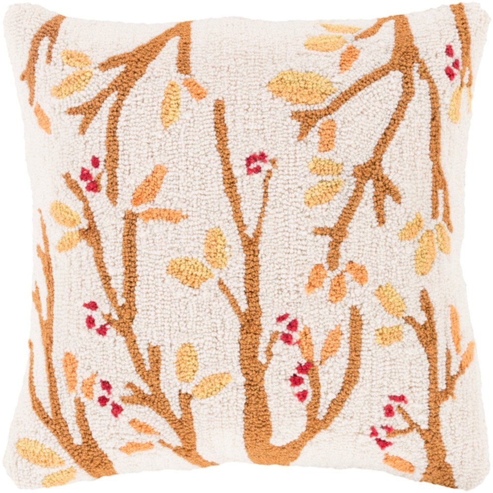 Surya Fall Harvest FHI003 1818D 18 x 18 x 4 Made to Order